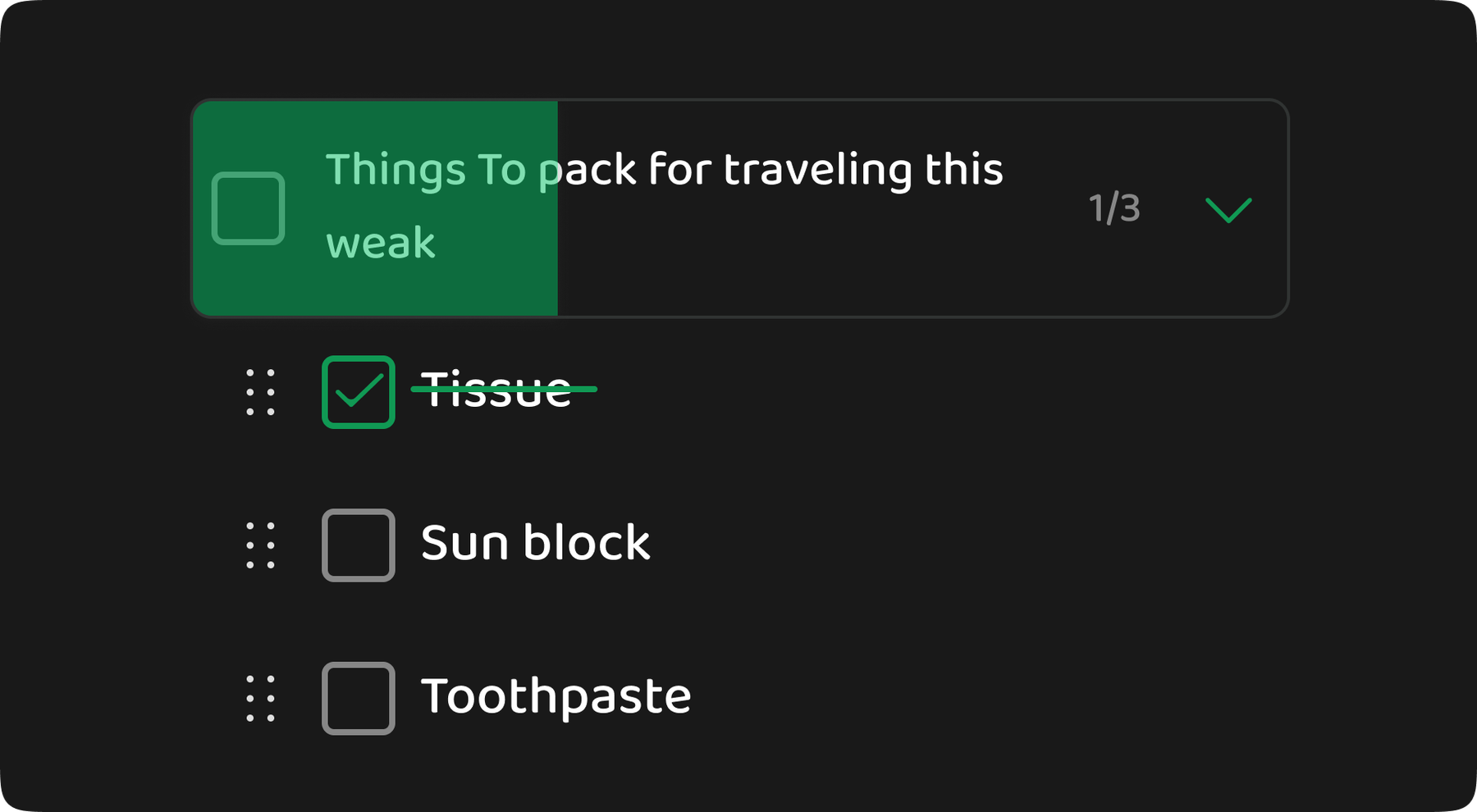 Memory Chat Checklist Memory Box UI preview