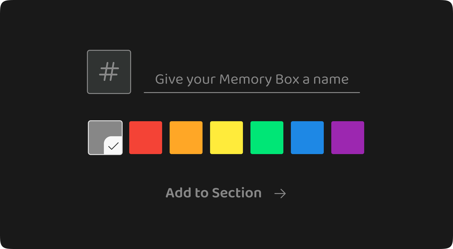 Memory Chat Custom Memory Box personalization UI