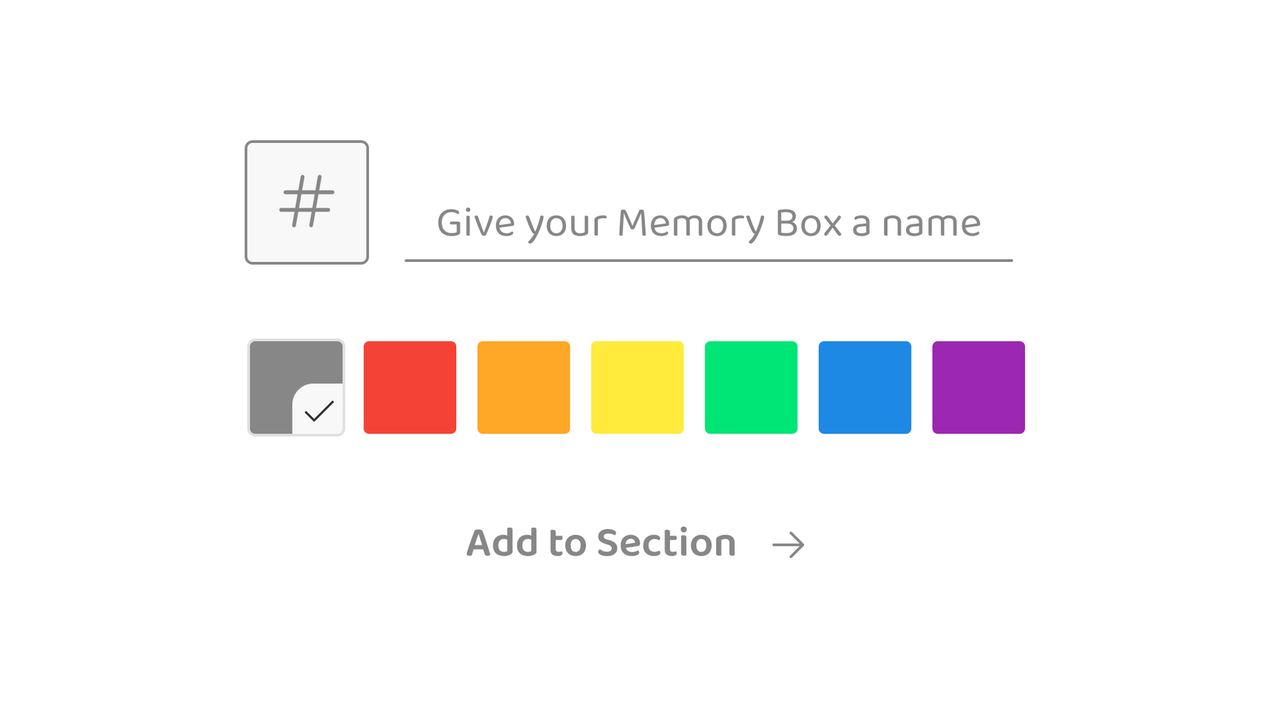 Memory Chat Custom Memory Box personalization UI