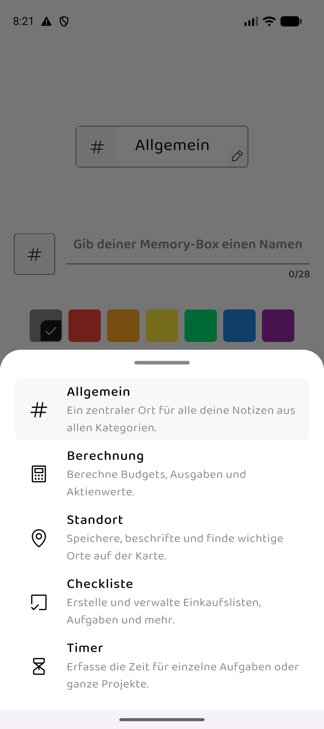 Memory Chat preview - Create Memory Box
